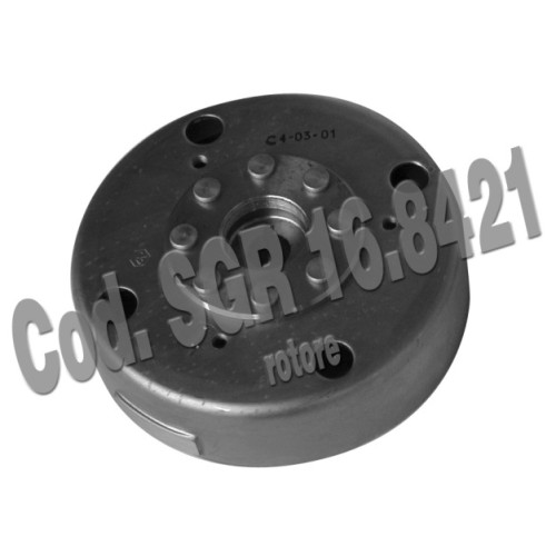 Rotore diam. 116,8 - rotazione dx - cono 16,0 per PIAGGIO 50 SFERA/RST/FL (91/97) - 50 SFERA (95/97) - 50 ZIP BASE/RST (92/98) - 50 ZIP FAST RIDER (93/99) - 50 ZIP SP (96/99) - 50 ZIP BASE (92/96) - 50 ZIP RST (99)
