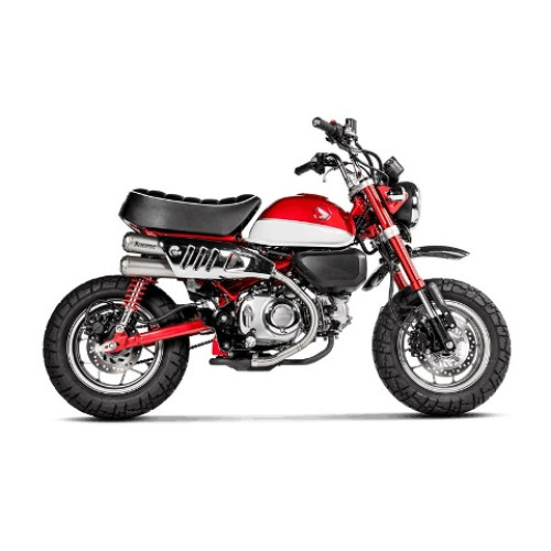 TERMINALE DI SCARICO OMOLOGATO AKRAPOVIC SLIP ON (ACCIAIO) HONDA MONKEY 125 (2019>)