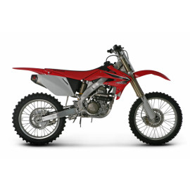 Coppia silenziatore Akrapovic fodero titanio Non Omologato 112 DB per HONDA CROSS CRF 250 R (2014-2015)