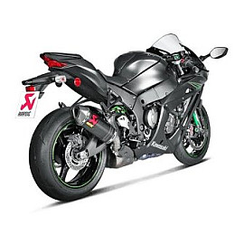 Scarico Completo Racing Line (Carbon) AKRAPOVIC collettori inox e fodero in carbonio Non Omologato per KAWASAKI ZX-10R (2016>)
