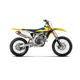 Scarico Completo in TITANIO Akrapovic Evolution NON OMOLOGATO fodero in Titanio SUZUKI RM-Z 250 (2019)