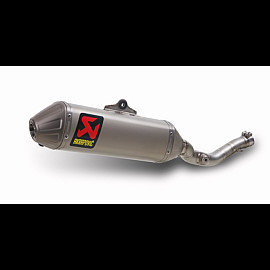 Terminale di scarico Akrapovic SPLIT-ON  full Titanio con DB-Killer NON Omologato YAMAHA YZ 250 F 112 decibel (2010/2013)
