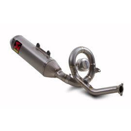 FUORI PRODUZIONE - Scarico Completo Akrapovic EVOLUTION con Terminale Esagonale full Titanio fondello in titanio e DB-Killer NON Omologato YAMAHA YZ 450 F 112 decibel (2010/2013)