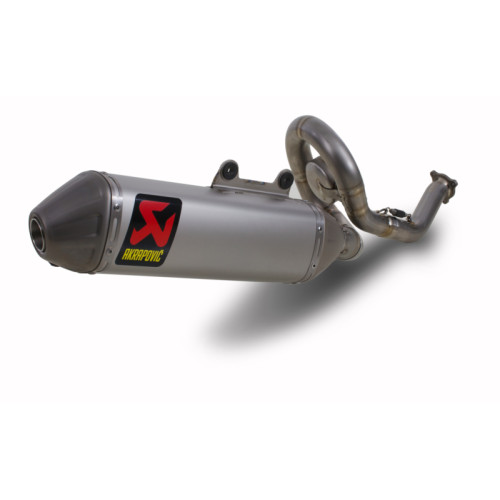 FUORI PRODUZIONE - Scarico Completo Akrapovic EVOLUTION con Terminale Esagonale full Titanio fondello in titanio e DB-Killer NON Omologato YAMAHA YZ 450 F 112 decibel (2010/2013)