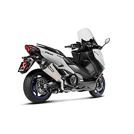 Scarico Racing completo OMOLOGATO collettori in Inox fodero in Titanio, con catalizzatore già incluso nello scarico per YAMAHA T-MAX 530 (2020>)