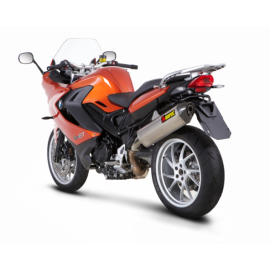 Terminale di scarico Akrapovic SLIP-ON Esagonale Titanio / Carbonio con DB-Killer Omologato per BMW F800 GT (2013>) / BMW F800 R (09/13>)