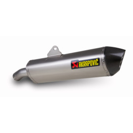 Terminale di scarico Akrapovic SLIP-ON Esagonale Titanio / Carbonio con DB-Killer Omologato per BMW F800 GT (2013>) / BMW F800 R (09/13>)