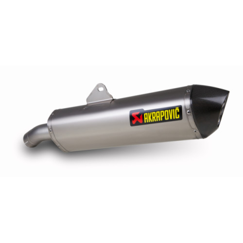 Terminale di scarico Akrapovic SLIP-ON Esagonale Titanio / Carbonio con DB-Killer Omologato per BMW F800 GT (2013>) / BMW F800 R (09/13>)