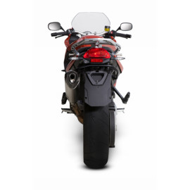 Terminale di scarico Akrapovic SLIP-ON Esagonale Titanio / Carbonio con DB-Killer Omologato per BMW F800 GT (2013>) / BMW F800 R (09/13>)