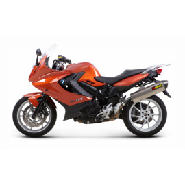 Terminale di scarico Akrapovic SLIP-ON Esagonale Titanio / Carbonio con DB-Killer Omologato per BMW F800 GT (2013>) / BMW F800 R (09/13>)