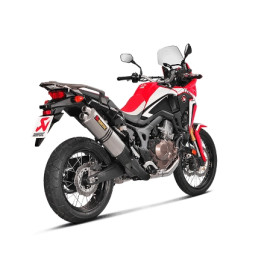 Terminale di scarico AKRAPOVIC Slip-on (TITANIO) OMOLOGATO per CRF1000L Africa Twin (2016>)