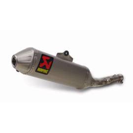 Terminale di scarico Akrapovic SPLIT-ON Ovale full Titanio con DB-Killer NON Omologato HONDA CRF 250 R 112 decibel (2011/2013)