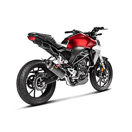 TERMINALE DI SCARICO NON OMOLOGATO AKRAPOVIC SLIP ON (CARBONIO) HONDA CB 300 R (2019>)