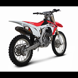 Scarico Completo fondello in titanio Akrapovic EVOLUTION con Terminale Esagonale full Titanio e DB-Killer NON Omologato HONDA CRF 450 R 112 decibel (2013)