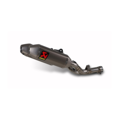 Coppia Silenziatore Akrapovic Linea Slip on TITANIO Non Omologato 112 DB per HONDA CRF 450 R (2013-2016)
