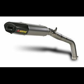 Terminale di scarico Akrapovic SPLIT-ON Esagonale full Titanio Omologato con DB-Killer HONDA CBR 600 RR (2013>)