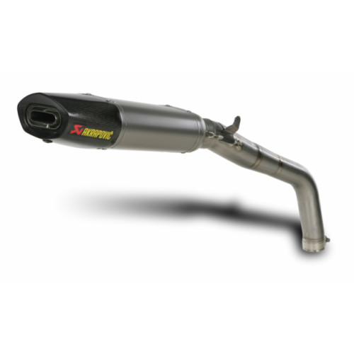Terminale di scarico Akrapovic SPLIT-ON Esagonale full Titanio Omologato con DB-Killer HONDA CBR 600 RR (2013>)