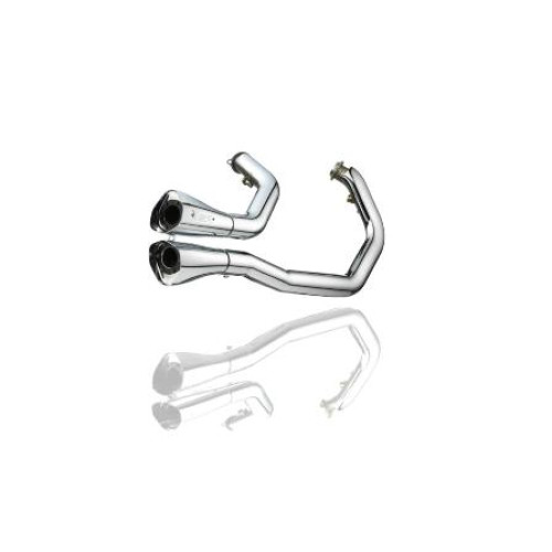Scarico Completo AKRAPOVIC Non Omologato Cromato per HARLEY DAVIDSON SPORTSTER XL 1200 - XL 883 (2014-2015)