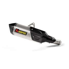 TERMINALE DI SCARICO AKRAPOVIC SLIP ON (TITANIO) OMOLOGATO FODERO IN TITANIO FONDELLO IN CARBONIO KAWASAKI 1000 VERSYS (2019>)