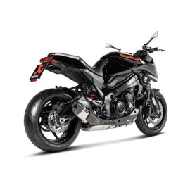 TERMINALE DI SCARICO AKRAPOVIC SLIP ON (TITANIO) CON FONDELLO IN CARBONIO OMOLOGATO SUZUKI KATANA 1000 (2019>) - GSX S 1000 (2019)