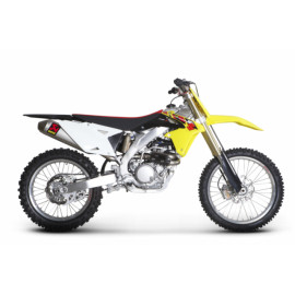 Scarico Completo INOX Akrapovic fodero in TITANIO  DB-Killer NON Omologato SUZUKI RM-Z 450 (2008/2014>)