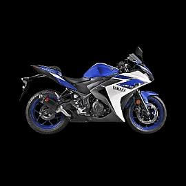 Terminale di scarico Akrapovic Omologato Linea Slip-on (CARBONIO) per YAMAHA YZF-R 25 (2014-2015) - YZF R 125 3 (2015)