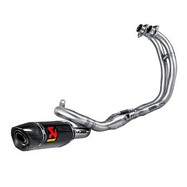 Scarico completo in inox Non omologato AKRAPOVIC Linea Racing (CARBONIO) fodero carbonio fondello in carbonio per YAMAHA MT-07 (2014>) - XSR 700 (2016>) - TRACER 700 (2016-2018)
