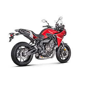 Scarico completo Racing (Inox/Titanio) collettori in inox silenziatore fodero titanio fondello in carbonio per YAMAHA TRACER 700 (2016) - XSR 700 (2016) - MT 07 / FZ7 (2017)