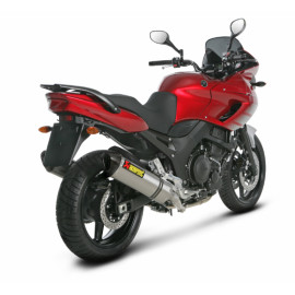 Doppio Terminale di scarico Akrapovic SPLIT-ON Esagonale full Carbonio NON Omologato YAMAHA TDM 900 (2002/2013)