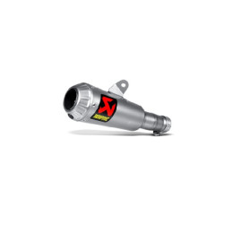 Silenziatore di scarico AKRAPOVIC Slip-on (TITIANIO) non omologato forma tromboncino 102 Decibel per YAMAHA YZF-R6
