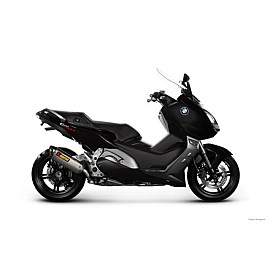 Terminale di scarico Akrapovic SPLIT-ON Esagonale Titanio Omologato per BMW C 600 SPORT (2012>)
