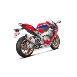 TERMINALE DI SCARICO SILENZIATORE OMOLOGATO AKRAPOVIC Slip-On Line (Titanium) per Honda CBR 1000 RR (2017>)