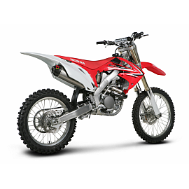 Scarico Completo Fondello in termoplastica nera Akrapovic RACING con Terminale Esagonale full Titanio e DB-Killer NON Omologato HONDA CRF 250 R (2010)