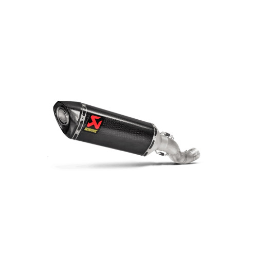 TERMINALE DI SCARICO AKRAPOVIC SLIP ON (carbonio) NON OMOLOGATO fodero in carbonio fondello in carbonio per APRILIA Tuono V4 (2021>) / RSV 4 (2021>)