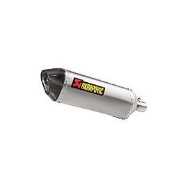 Terminale di scarico AKRAPOVIC Omologato Slip-On Line (Titanium) per Kawasaki Versys-X 300 (2017>) NINJA 250 SL (2017>) Z 250 SL (2017>)