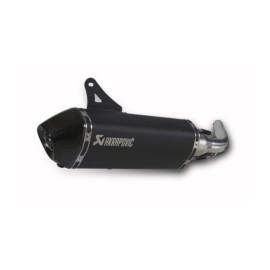Scarico completo inox AKRAPOVIC omologato nero per PIAGGIO VESPA LX 125/150 ie 3V - PRIMAVERA 125/150 ie 3V - VESPA S 125/150 ie 3V - PIAGGIO FLY 125 ie 3V - LIBERTY 125/150 3V (2013-2015)