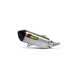 Terminale di scarico Akrapovic linea Slip-on (inox) SILENZIATORE OMOLOGATO fodero esterno inox, fondello in Carbonio per YAMAHA X-MAX250 (2007-2014) X-CITY 250 (2007-2014)