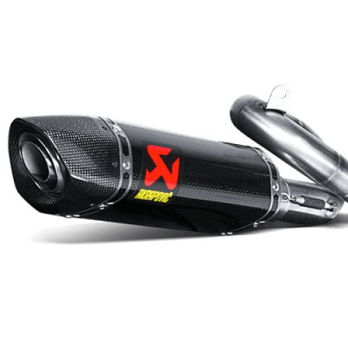 Scarico Completo Akrapovic Linea Racing (CARBONIO) collettori INOX con Terminale Esagonale in Carbonio non Omologato per YAMAHA MT09 / FZ9 (2014>) - XSR 900 (2016>)