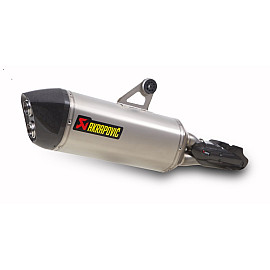 Terminale di scarico Akrapovic SPLIT-ON Esagonale Omologato fodero TITANIO per BMW R 1200 GS (2013>)