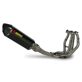 Scarico Completo Akrapovic RACING con doppio Terminale CARBON Esagonale Titanio / Carbonio e DB-Killer NON Omologato SUZUKI GSX-R 1300 HAYABUSA (2008/2012>)