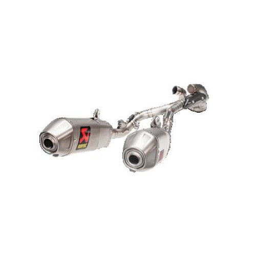 SCARICO COMPLETO NON OMOLOGATO IN TITANIO FODERO IN TITANIO Evolution Line (Titanium) per HONDA CRF 450 R (2017>)