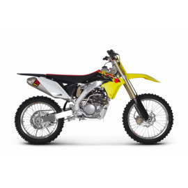 Scarico Completo in TITANIO Akrapovic evolution fodero in  Titanio e DB-Killer NON Omologato 112 DB SUZUKI RM-Z 250 (2010/2016)