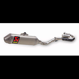 Scarico Completo Akrapovic EVOLUTION con Terminale Esagonale full Titanio fondello in titanio e DB-Killer NON Omologato YAMAHA YZ 250 F 112 decibel (2010/2013)
