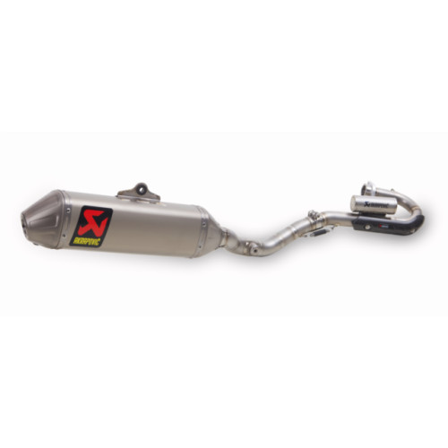 Scarico Completo Akrapovic EVOLUTION con Terminale Esagonale full Titanio fondello in titanio e DB-Killer NON Omologato YAMAHA YZ 250 F 112 decibel (2010/2013)