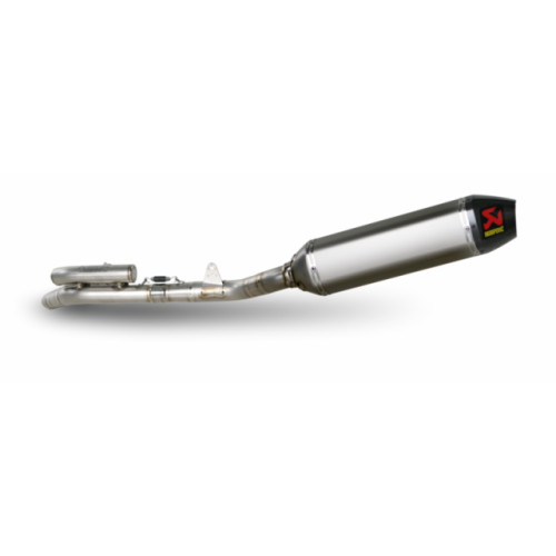 Scarico Completo Akrapovic EVOLUTION con Terminale Esagonale full Titanio e DB-Killer NON Omologato HUSQVARNA TC 250 (2009-2011)