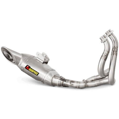 Scarico completo AKRAPOVIC Non Omologato Linea Racing (INOX) collettori in inox fodero in titanio per KAWASAKI Z 650 / NINJA 650 (2017>)