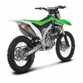 Scarico Completo Akrapovic EVOLUTION  full Titanio e DB-Killer con fondello in titanio NON Omologato KAWASAKI KX 450 F 112 decibel (2009/2015)