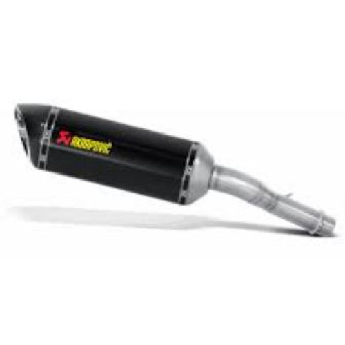 Terminale di scarico AKRAPOVIC Omologato Linea Slip-on (Carbonio) per KAWASAKI VERSYS 1000 (2012-2018)