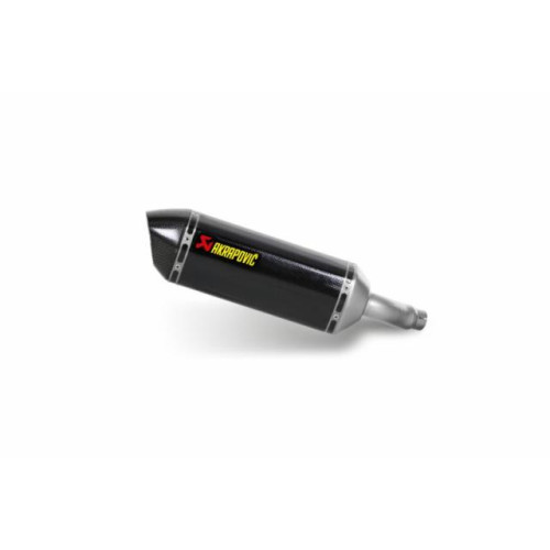 Terminale di scarico Akrapovic SPLIT-ON Esagonale Fodero in CARBONIO Non Omologato per KAWASAKI NINJA 250 R (2013>) - 300 R (2013) - Z 250 (2013)