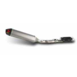 Scarico Completo Akrapovic EVOLUTION con Terminale Esagonale full Titanio e DB-Killer NON Omologato KAWASAKI KX 250 F (2008)
